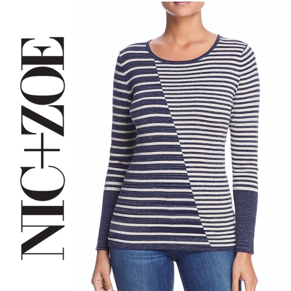 NWT Nic + Zoe Serene Knit Top